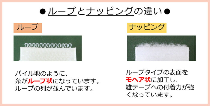 ループとナッピングの違い